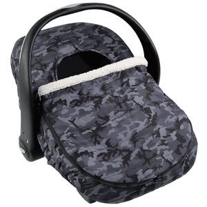 The Peanut Shell Winter Car Seat Cover Camo Black/Gray NWOT